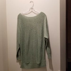 Reitmans Cashmere Blend Light Tunic Sweater - Flattering Boat Neck